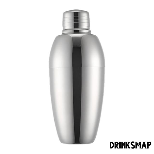【Drinksmap】三件式雪克杯 500ml(雪克杯 優質不鏽鋼 不鏽鋼 調酒 調酒器具 Cocktail Shaker)