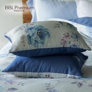 【BBL Premium】100%天絲印花午安枕(心動藍玫瑰)