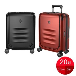 【VICTORINOX 瑞士維氏】Spectra 3.0 可擴展式全球通用登機型行李箱(黑/紅色)
