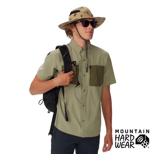 【Mountain Hardwear】Trail Sender Short Sleeve Men 防曬彈性短袖襯衫 螳螂綠/搏擊綠 男款 #2068741