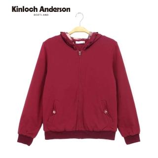 【Kinloch Anderson】內格紋裡連帽長袖外套 金安德森女裝(KA0776005)