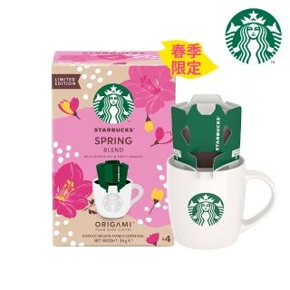【STARBUCKS 星巴克】濾掛咖啡-春季綜合咖啡(4入/盒)