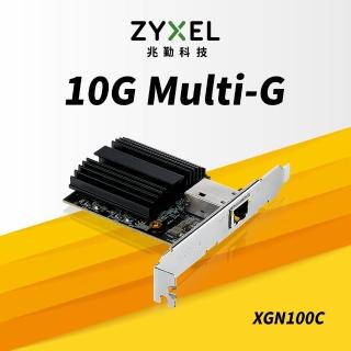 【ZyXEL 合勤】XGN100C 10Gb單埠高速有線網路卡(PCI-E 3.0/QoS/擴充卡/RJ45)