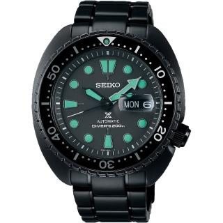 【SEIKO 精工】Prospex 黑潮夜視 潛水機械錶 45mm(SRPK43K1／4R36-06Z0SD)
