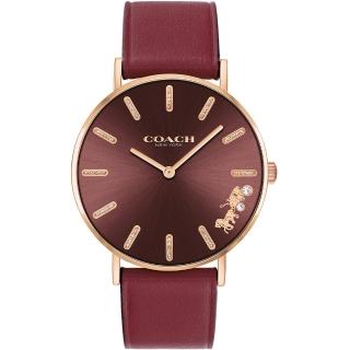 【COACH】官方授權經銷商 晶鑽時尚氣質腕錶-36mm 母親節(14503851)