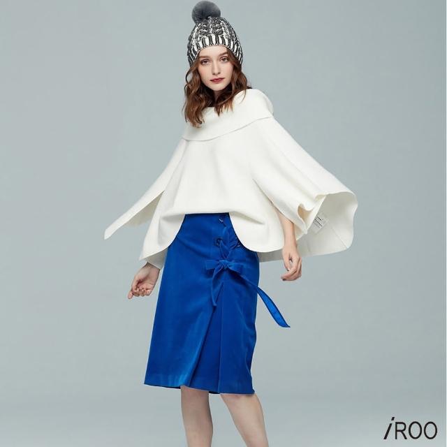 【iROO】氣質綁帶經典設計中長裙