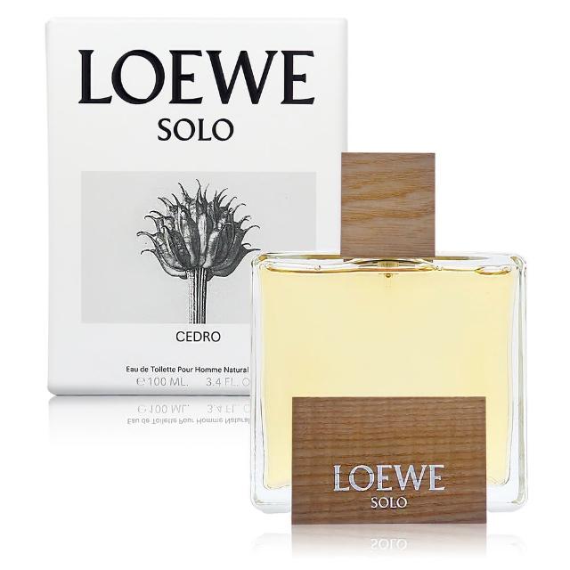 【LOEWE 羅威】SOLO CEDRO 雪松男性淡香水 100ML(國際航空版)