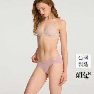 【Anden Hud】Love Story．低腰三角內褲(紫-玫瑰夾標)