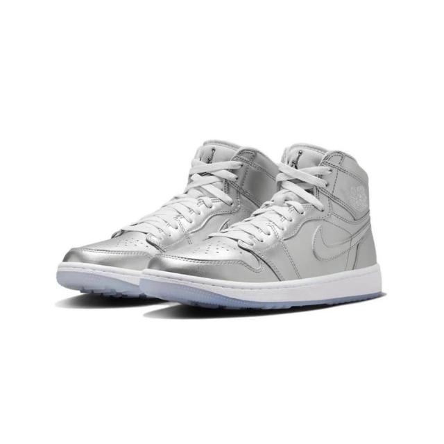 NIKE 耐吉】Air Jordan 1 High Golf Giving 液態銀高筒AJ1 男鞋