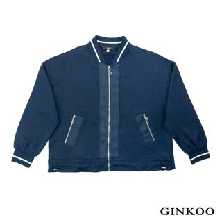 【GINKOO 俊克】運動風輕薄休閒外套