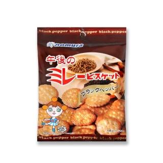 【nomura 野村美樂】日本美樂圓餅乾 黑胡椒風味 70g(原廠唯一授權販售)