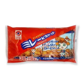 【nomura 野村美樂】日本美樂圓餅乾 經典原味 30gx6袋入(原廠唯一授權販售)