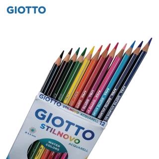 【義大利GIOTTO】STILNOVO 水溶性彩色鉛筆-12色(小一 新生 繪畫 送禮 水彩)
