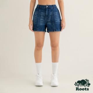 【Roots】Roots 女裝- 牛仔短褲(藍色)