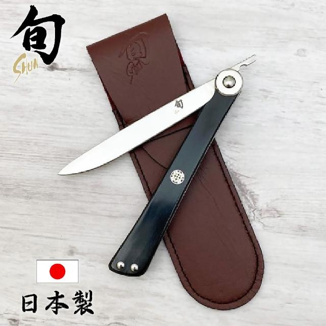 【KAI 貝印】旬 Shun Classic 日本製折疊牛排刀8.9cm DM-5900(高碳鋼 日本製菜刀)