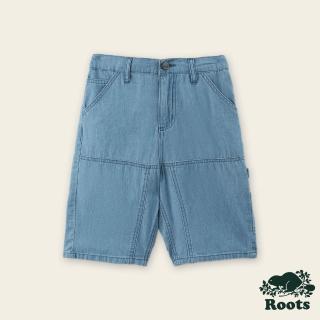 【Roots】Roots 大童- CHAMBRAY口袋褲(藍色)