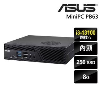 【ASUS 華碩】i3 四核心迷你商用電腦(MiniPC PB63/i3-13100/8G/256G SSD/W11P)