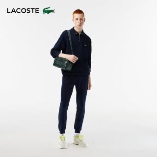 【LACOSTE】包款-皮革印花小包(綠色)