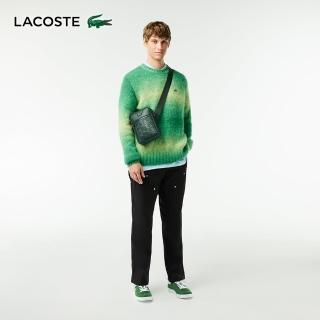 【LACOSTE】包款-皮革印花長型小包(綠色)