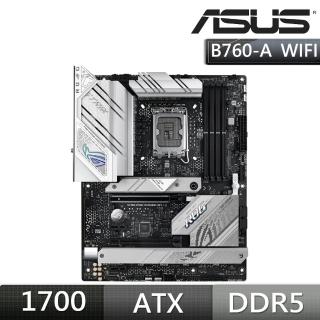 【ASUS 華碩】ROG STRIX B760-A GAMING WIFI 主機板+華碩 PROART-RTX4060-O8G 顯示卡(組合5-3)