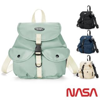 【NASA SPACE】買一送一。買包送品牌傘/帽│美國太空旅人率性百搭三用後背包-NA20007(4色任選)