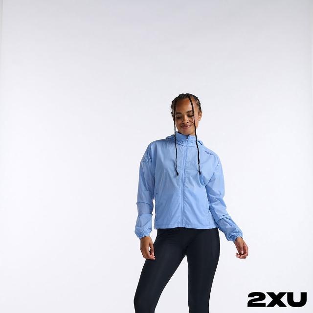 【2XU】女 Aero風衣外套(藍/反光紫)