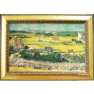【開運陶源】梵谷 The Harvest Wheatfields 60x43cm(麥田收割 豐收)