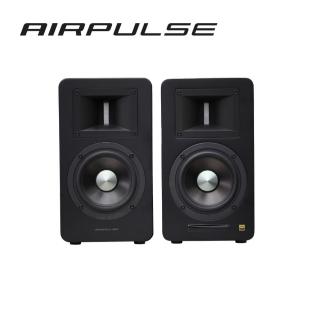 【AIRPULSE】AIRPULSE A100Plus主動式喇叭啞光黑(#音響 #主動喇叭 #桌上喇叭 #2.0聲道 #藍牙喇叭)