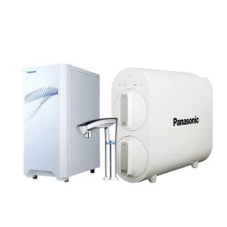 【Panasonic 國際牌】櫥下淨水雙溫組(直輸RO純水機+觸控式UV冷熱飲水機)