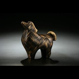 【Gallery Chuan 筌美術】成長系列-超越馬 造型石雕-刷金版(生肖刷金版石雕)