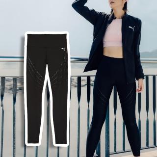 【PUMA】緊身褲 Run Ultraform Leggings 女款 黑 吸濕排汗 反光 瑜珈 健身 跑步(524970-01)