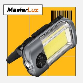 【MasterLuz】G47 USB充電COB雙光源工作燈(可磁吸 無段調光 180度可調支撐架)