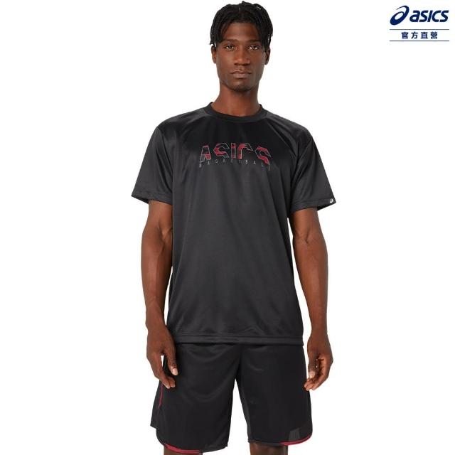 【asics 亞瑟士】籃球短袖上衣 男女中性款  籃球上衣(2063A343-001)