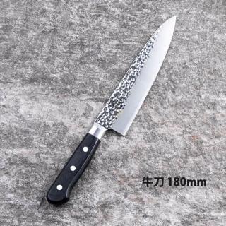 【KAI 貝印】日本製 關孫六 精美槌目紋 牛刀 不鏽鋼刀 180mm(AB5459 牛刀)