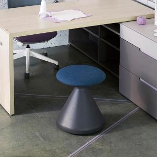 【iloom 怡倫家居】FUNGUS 設計師系列輕巧造型蘑菇椅(黑底)