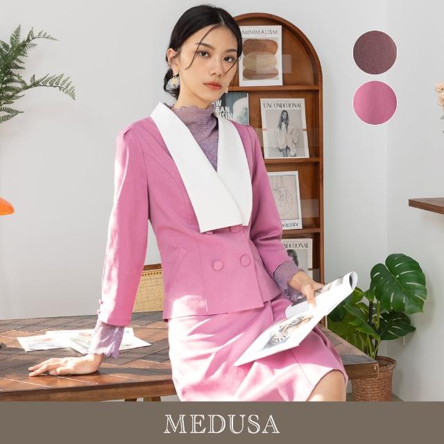 【MEDUSA 曼度莎】現貨-大白領排釦套裝外套 - 2色（M-XL）｜女西裝外套 女外套(201-5160A)