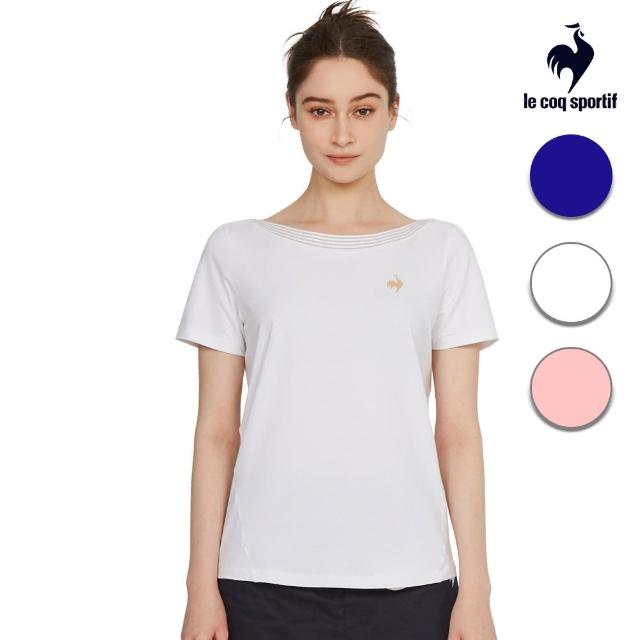 【LE COQ SPORTIF 公雞】休閒潮流短袖T恤 女款-3色-LWT22201