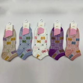 【Socks Form 襪子瘋】清新花朵日系棉質短襪/踝襪/棉襪/船型襪/女襪(5色)