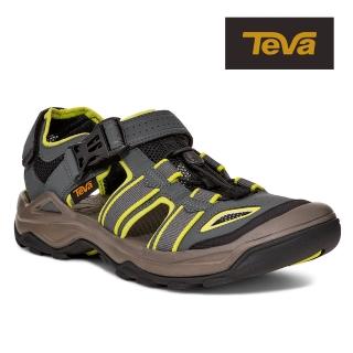 【TEVA】男護趾涼鞋 水陸機能運動涼鞋/雨鞋/水鞋 Omnium 2 原廠(暗影灰-TV1019180DKS)