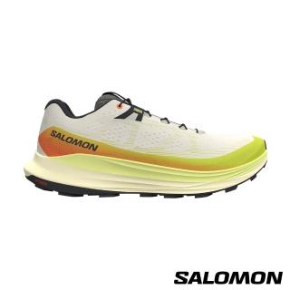 【salomon官方直營】男 ULTRA GLIDE 2 野跑鞋(香草白/硫淡黃/橙)