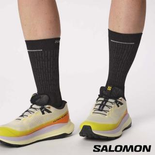 【salomon官方直營】女 ULTRA GLIDE 2 野跑鞋(香草白/硫淡黃/紫)