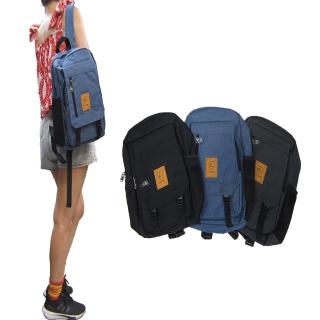 【SNOW.bagshop】後背包中小容量A4紙進口防水尼龍布主袋+外袋共五層上學書包