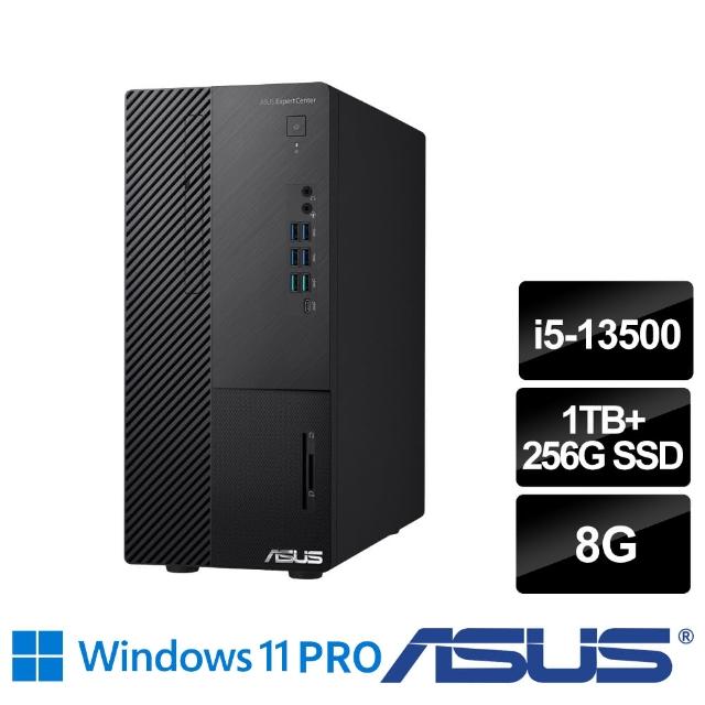 【ASUS 華碩】i5 十四核商用電腦(D800MDR/i5-13500/8G/1T+256G/IntelQ670/W11P)