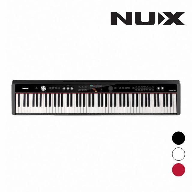 【NUX】NPK-20 88鍵 便攜式自動伴奏電鋼琴 多色款(贈踏板 精選耳機 保養組)