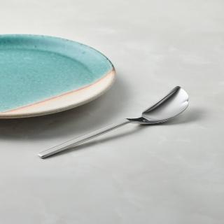 【有種創意食器】日本山崎金屬 - NAPOLI系列 - 不鏽鋼蛋糕匙(145 mm)