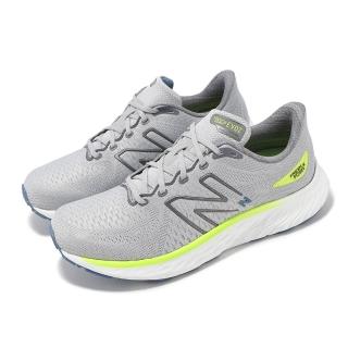 【NEW BALANCE】慢跑鞋 Fresh Foam X EVOZ V3 2E 男鞋 寬楦 灰 綠 緩震 運動鞋 NB(MEVOZCY3-2E)
