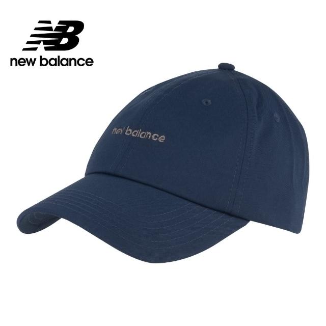 【NEW BALANCE】NB 刺繡NB棒球帽/老帽_LAH21100NNY_中性_藍色