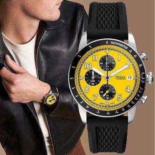 【FOSSIL】Sport Tourer 城市探險計時手錶-42mm 畢業禮物(FS6044)