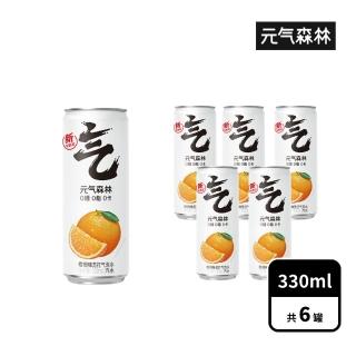 【CHI FOREST 元氣森林】甜橙風味氣泡水 330ml(6入組)