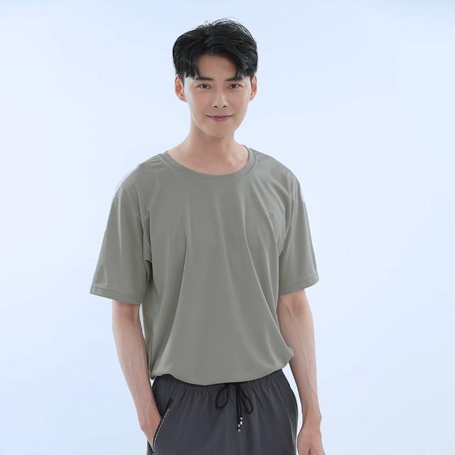 【遊遍天下】MIT台灣製男款吸濕排汗抗UV機能圓領衫(S-5L T恤)